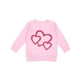 thumbnail image 1 of Inktastic Three Red Hearts Toddler Sweatshirt, 1 of 4