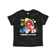 thumbnail image 1 of Inktastic Three-i-e-i-o 3rd Birthday Boys or Girls Toddler T-Shirt, 1 of 5