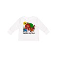 thumbnail image 1 of Inktastic Three-i-e-i-o Boys or Girls Long Sleeve Toddler T-Shirt, 1 of 5