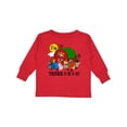 thumbnail image 1 of Inktastic Three-i-e-i-o Boys or Girls Long Sleeve Toddler T-Shirt, 1 of 5