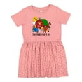 thumbnail image 1 of Inktastic Three-i-e-i-o Girls Toddler Dress, 1 of 5