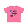 thumbnail image 1 of Inktastic Thyroid Cancer Awareness Pink, Blue, Teal Heart Ribbon Boys or Girls Baby T-Shirt, 1 of 5