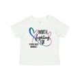 thumbnail image 1 of Inktastic Thyroid Cancer Awareness Pink, Blue, Teal Heart Ribbon Boys or Girls Baby T-Shirt, 1 of 5