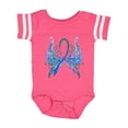 thumbnail image 1 of Inktastic Thyroid Cancer Awareness with Butterfly Ribbon Words Boys or Girls Baby Bodysuit, 1 of 5