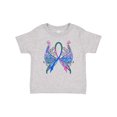 thumbnail image 1 of Inktastic Thyroid Cancer Awareness with Butterfly Ribbon Words Boys or Girls Baby T-Shirt, 1 of 5