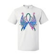 thumbnail image 1 of Inktastic Thyroid Cancer Awareness with Butterfly Ribbon Words T-Shirt, 1 of 5