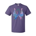 thumbnail image 1 of Inktastic Thyroid Cancer Awareness with Butterfly Ribbon Words T-Shirt, 1 of 5