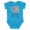thumbnail image 1 of Inktastic Tia Loves Me Baby Elephant Boys or Girls Baby Bodysuit, 1 of 5