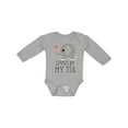 thumbnail image 1 of Inktastic Tia Loves Me Baby Elephant Boys or Girls Long Sleeve Baby Bodysuit, 1 of 5