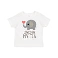 thumbnail image 1 of Inktastic Tia Loves Me Baby Elephant Boys or Girls Toddler T-Shirt, 1 of 5
