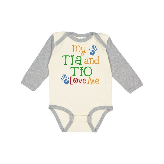 Inktastic Tia and Tio Love Me Boys or Girls Long Sleeve Baby Bodysuit
