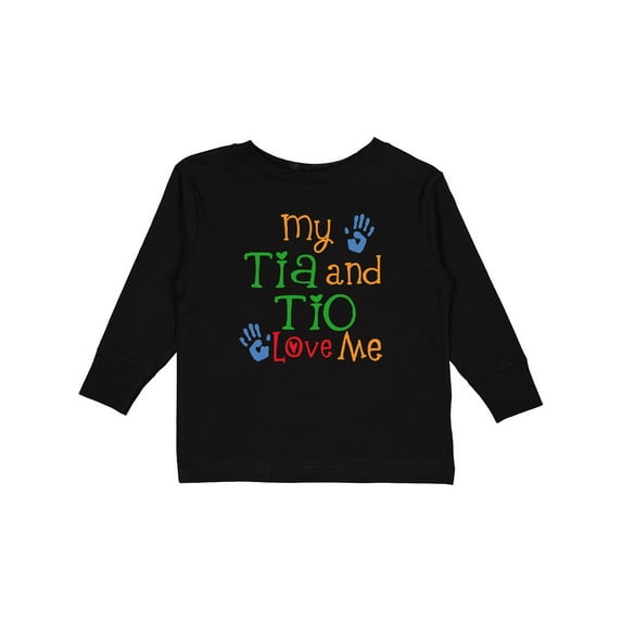 Inktastic Tia and Tio Love Me Boys or Girls Long Sleeve Toddler T-Shirt