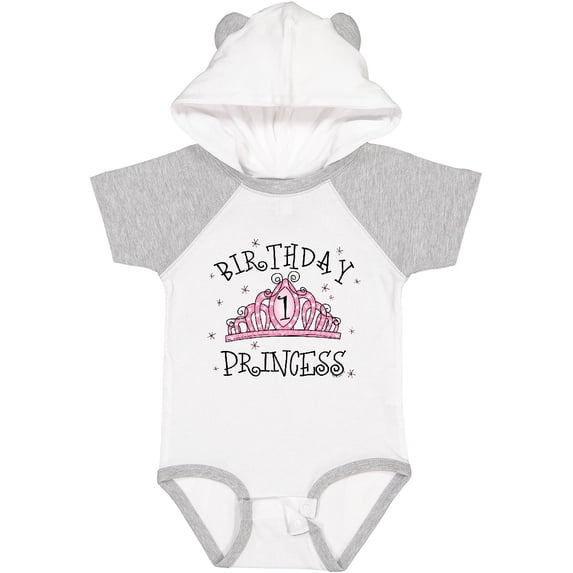Inktastic Tiara 1st Birthday Princess Girls Baby Bodysuit