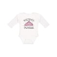 thumbnail image 1 of Inktastic Tiara 1st Birthday Princess Girls Long Sleeve Baby Bodysuit, 1 of 5