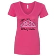 thumbnail image 1 of Inktastic Tiara 50th Birthday Queen Women's V-Neck T-Shirt, 1 of 5