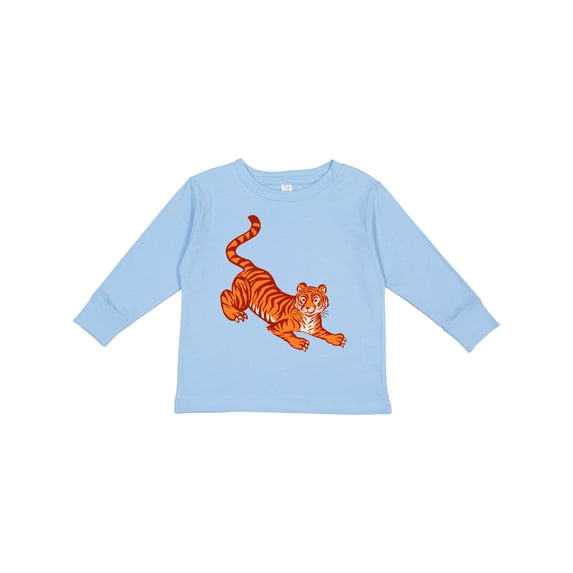 Inktastic Tiger Boys or Girls Long Sleeve Toddler T-Shirt