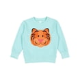 thumbnail image 1 of Inktastic Tiger Face Toddler Sweatshirt, 1 of 4