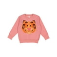thumbnail image 1 of Inktastic Tiger Face Toddler Sweatshirt, 1 of 4