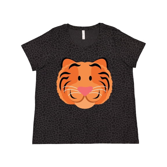 Inktastic Tiger Face Women's Plus Size T-Shirt