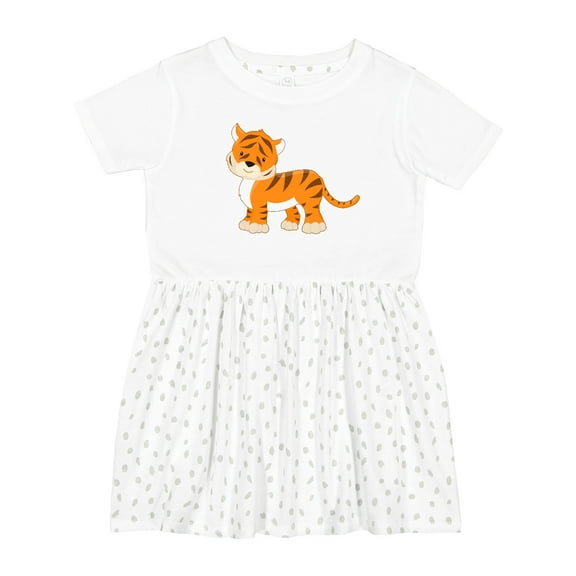 Inktastic Tiger Girls Toddler Dress