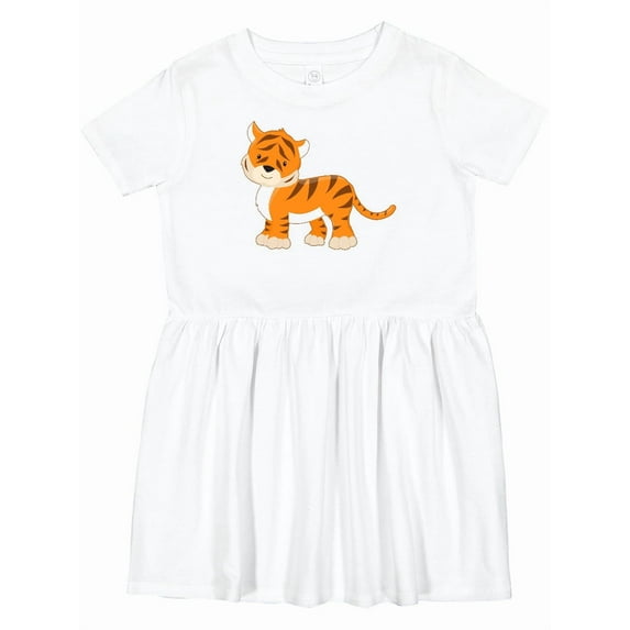 Inktastic Tiger Girls Toddler Dress