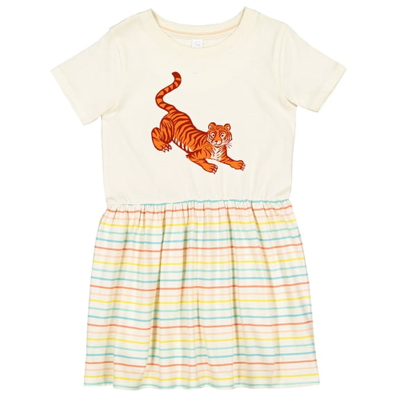 Inktastic Tiger Girls Toddler Dress