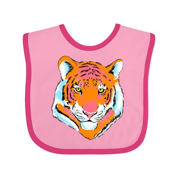 Inktastic Tiger Head Boys or Girls Baby Bib