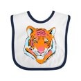 thumbnail image 1 of Inktastic Tiger Head Boys or Girls Baby Bib, 1 of 4