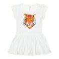 thumbnail image 1 of Inktastic Tiger Head Girls Baby Dress, 1 of 5