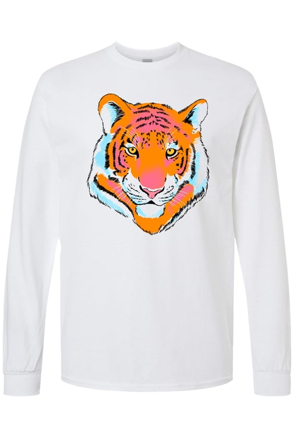 Tiger Head Long Sleeve T-Shirt