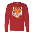thumbnail image 1 of Inktastic Tiger Head Long Sleeve T-Shirt, 1 of 5