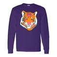 thumbnail image 1 of Inktastic Tiger Head Long Sleeve T-Shirt, 1 of 5