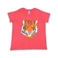 thumbnail image 1 of Inktastic Tiger Head Women's Plus Size T-Shirt, 1 of 5