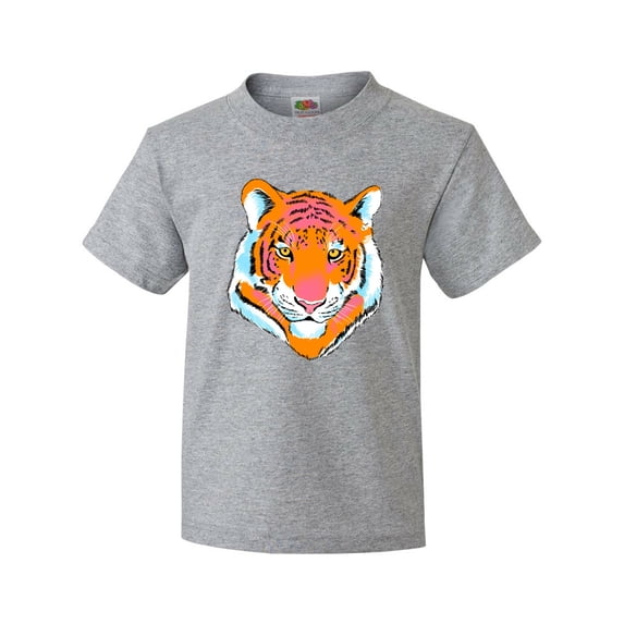 Inktastic Tiger Head Youth T-Shirt
