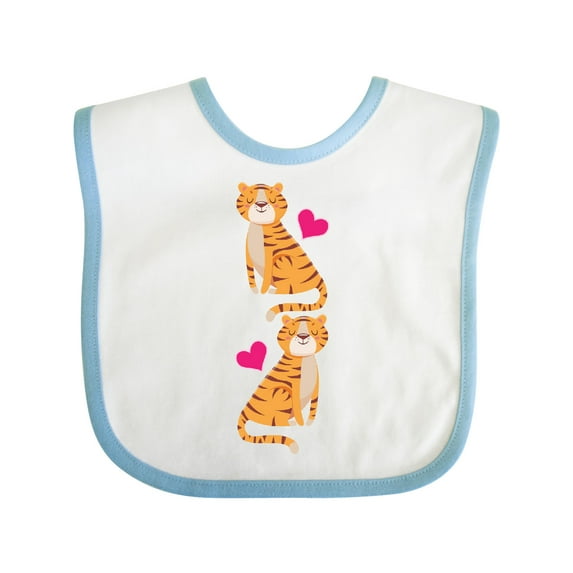 Inktastic Tiger Jungle Animal Girls Baby Bib