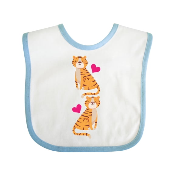 Inktastic Tiger Jungle Animal Girls Baby Bib