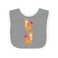 thumbnail image 1 of Inktastic Tiger Jungle Animal Girls Baby Bib, 1 of 4