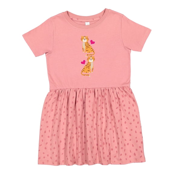 Inktastic Tiger Jungle Animal Girls Toddler Dress