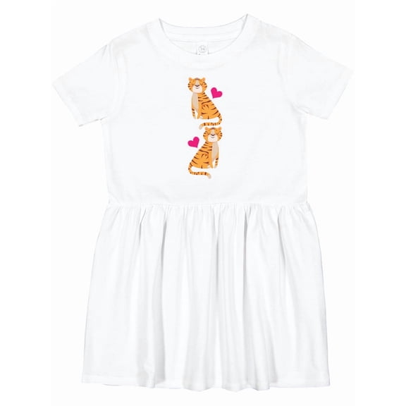 Inktastic Tiger Jungle Animal Girls Toddler Dress