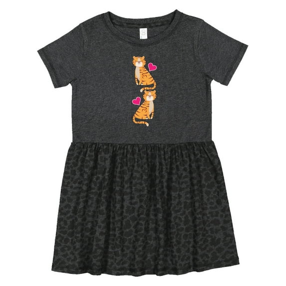 Inktastic Tiger Jungle Animal Girls Toddler Dress