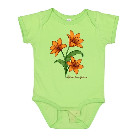 Inktastic Tiger Lilies Boys or Girls Baby Bodysuit