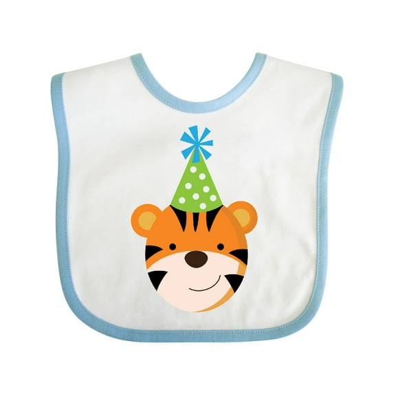 Inktastic Tiger Zoo Birthday Boys or Girls Baby Bib
