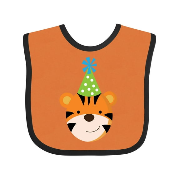 Inktastic Tiger Zoo Birthday Boys or Girls Baby Bib