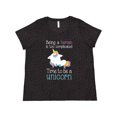 thumbnail image 1 of Inktastic Time to Be a Unicorn Women's Plus Size T-Shirt, 1 of 5