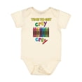 thumbnail image 1 of Inktastic Time to Get Cray Cray Crayons Humor Boys or Girls Baby Bodysuit, 1 of 5