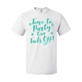 thumbnail image 1 of Inktastic Time to Party Our Tails off with Mermaid Tail on F T-Shirt, 1 of 5