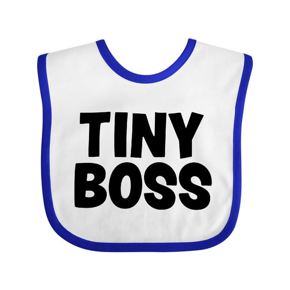 Inktastic Tiny Boss Boys or Girls Baby Bib