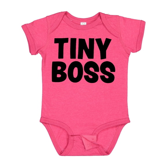 Inktastic Tiny Boss Boys or Girls Baby Bodysuit