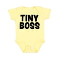 thumbnail image 1 of Inktastic Tiny Boss Boys or Girls Baby Bodysuit, 1 of 5