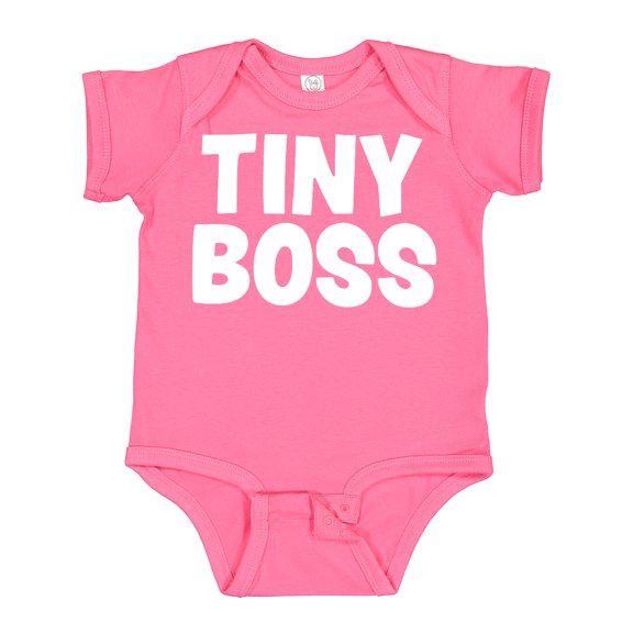Inktastic Tiny Boss Boys or Girls Baby Bodysuit
